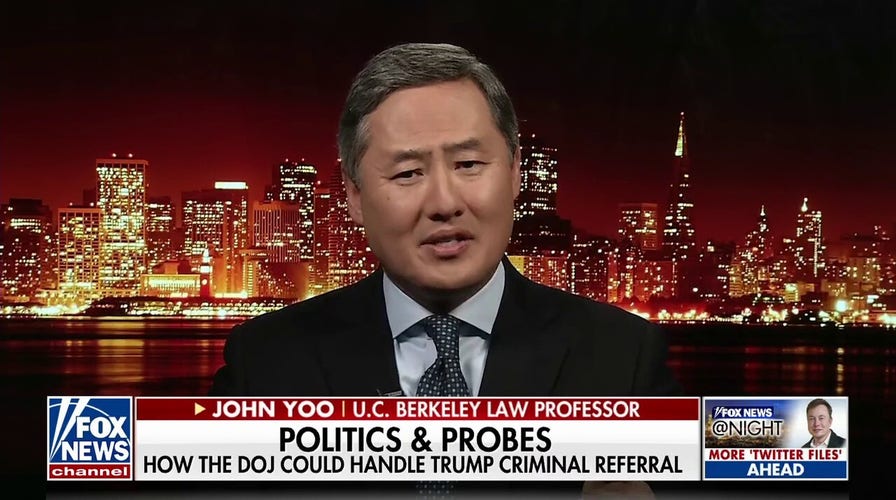 I don't believe the DOJ has enough to prosecute Trump: John Yoo