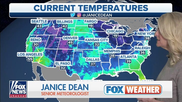 National weather forecast for February 8