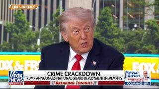 President Trump announces National Guard will be deployed to Memphis