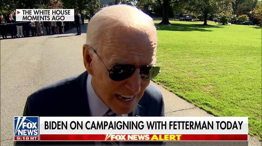 Biden snaps at reporter who asks him about midterm races