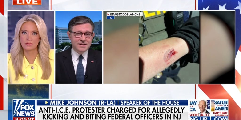Speaker Johnson addresses GOP midterm strategy, anti-ICE riots in New Jersey