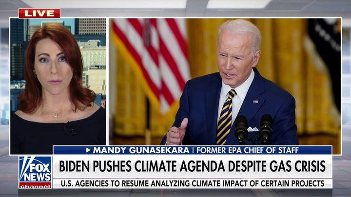 Biden pushing climate agenda to the ‘detriment’ of communities: Former EPA chief of staff