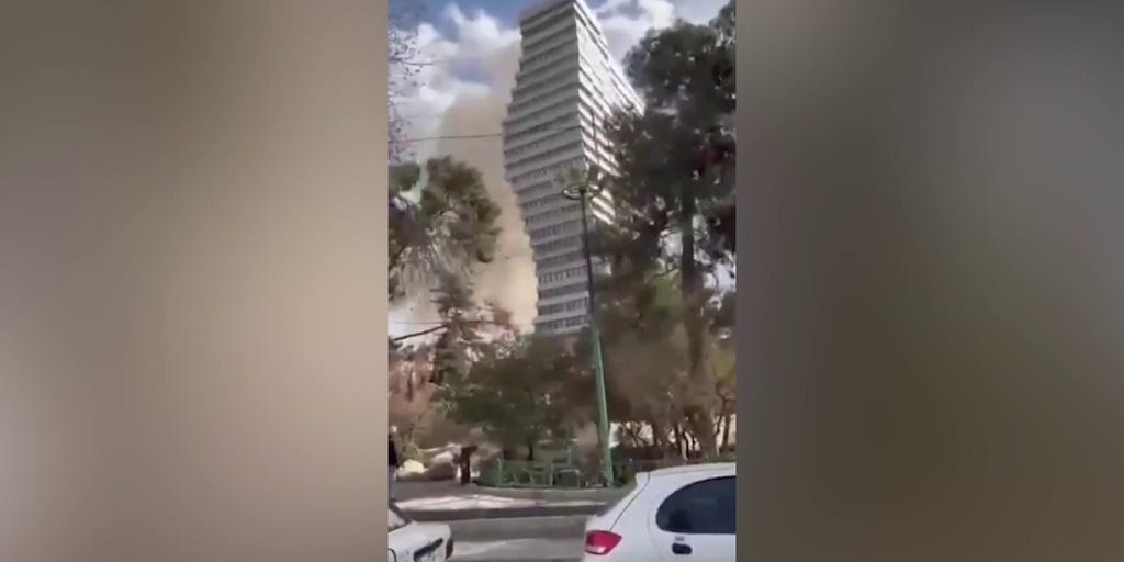 Smoke rises near Iranian Supreme Leader Khamenei's offices amid US-Israeli strikes