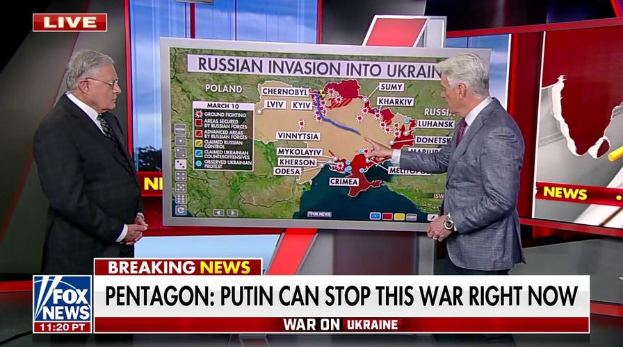 Gen. Kellogg: Putin's invasion headed for an invasion of Kyiv
