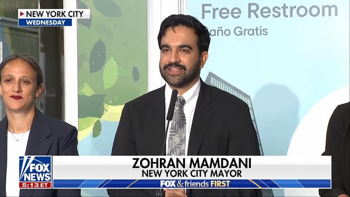Zohran Mamdani deploys high-tech public toilets in New York City