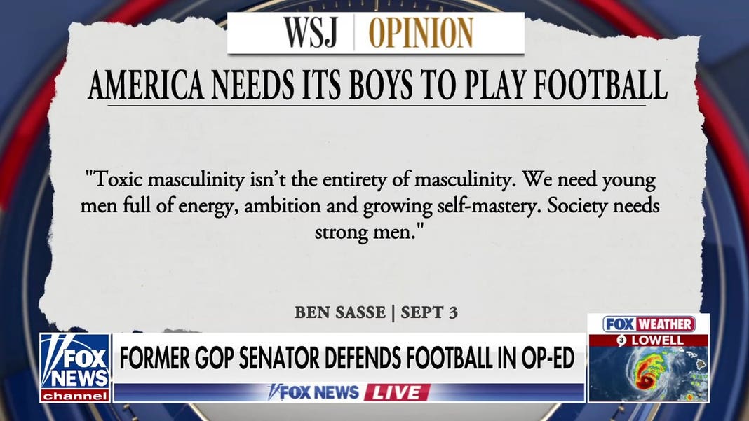 Former GOP Sen Ben Sasse defends football, says America needs boys to play the sport