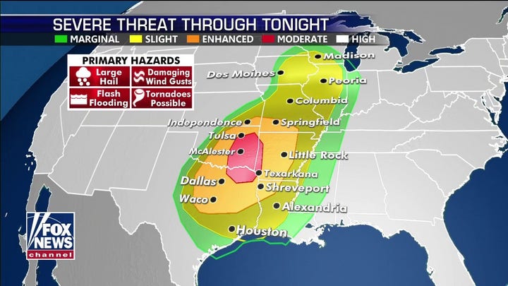 National forecast for Tuesday, April 28