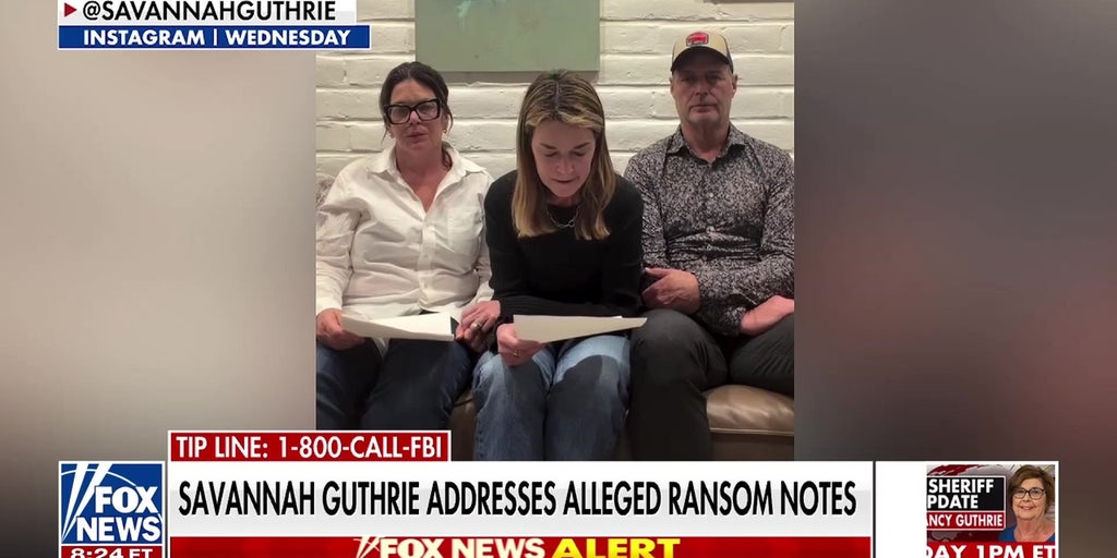 Savannah Guthrie and family plead for proof of life for mother amid alleged kidnapping