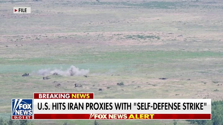  US hits Iranian proxies with ‘self-defense strike’