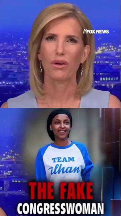 Laura Ingraham: ‘Fake’ congresswomen should NOT be allowed to vote on legislation