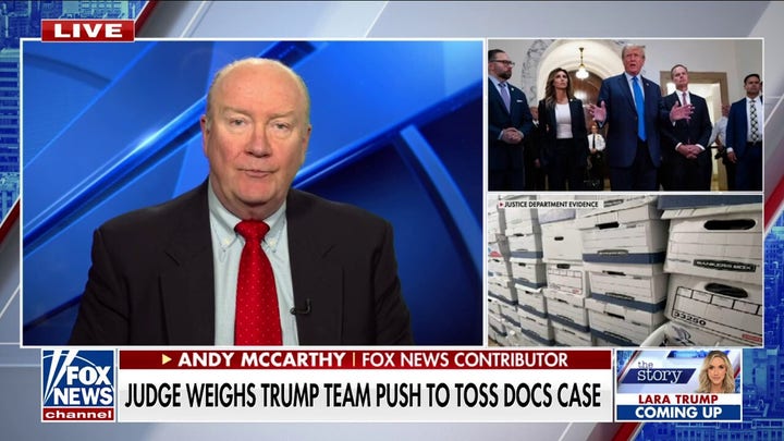 The judge in Trump’s classified documents case seems to want more evidence: Andy McCarthy
