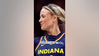 Sophie Cunningham SINGS PATRIOTIC CLASSIC after win
