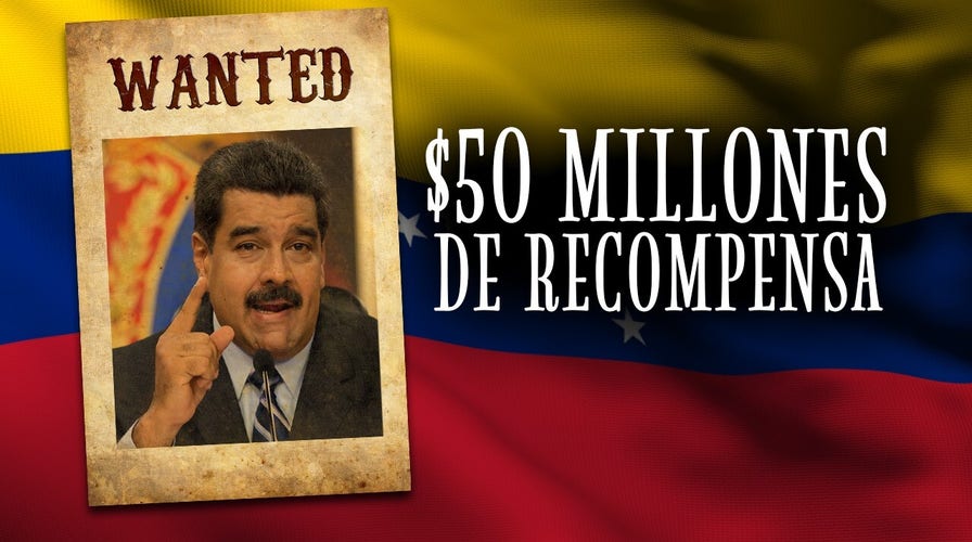 Ofrecen $50 millones por arresto de Maduro