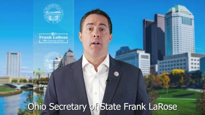 Ohio Secretary of State says Biden admin, leftist groups are pushing back on voter roll audits