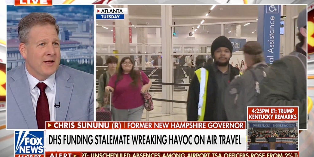 DHS shutdown leads to widespread airport chaos with no end in sight