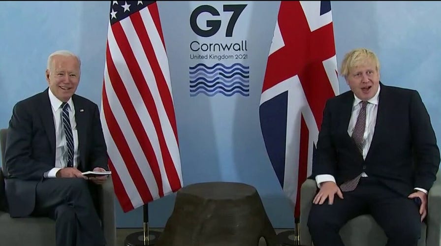 Biden, Boris Johnson appear to hit it off at G-7 summit