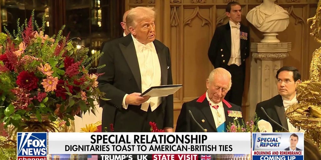 Trump leaves Prince Harry out of UK state dinner remarks