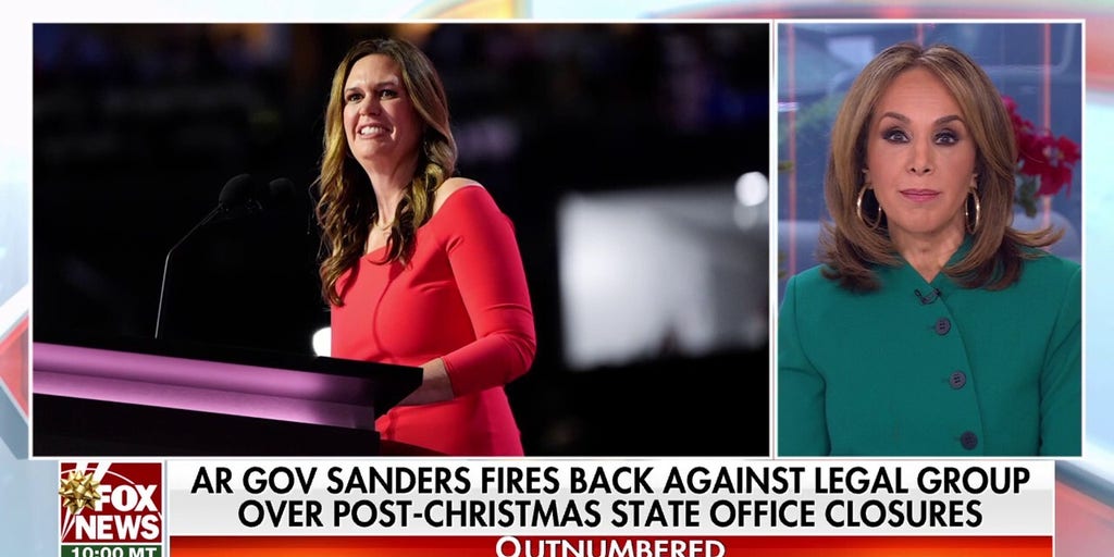 Gov. Huckabee Sanders fires back at legal group over post-Christmas state office closures