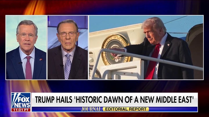 Trump touts the dawn of a new Middle East