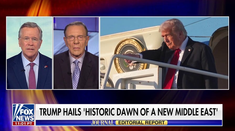 Trump touts the dawn of a new Middle East