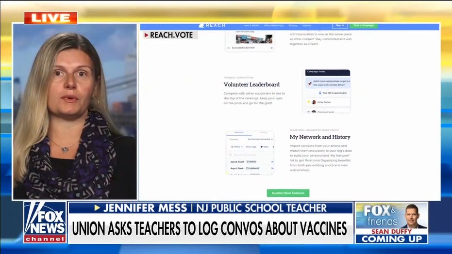 New Jersey teacher says her stomach was ‘churning’ following union demand to log students’ vaccination status