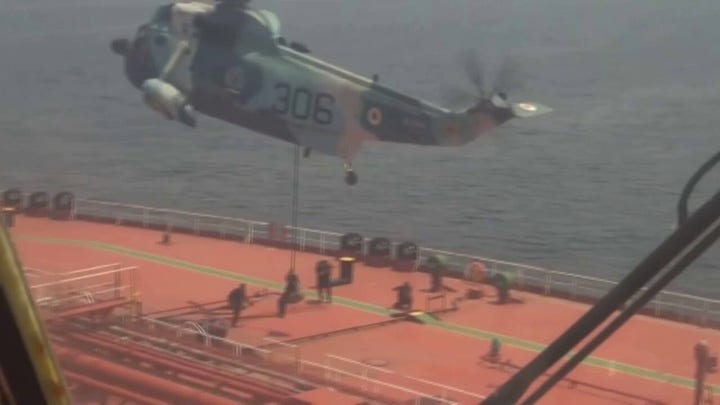 Iranian army rangers seen landing on US-bound tanker in new video