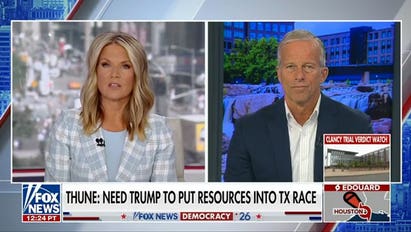 Sen Majority Leader John Thune: We'll need Trump and his team engaged in Texas' midterm