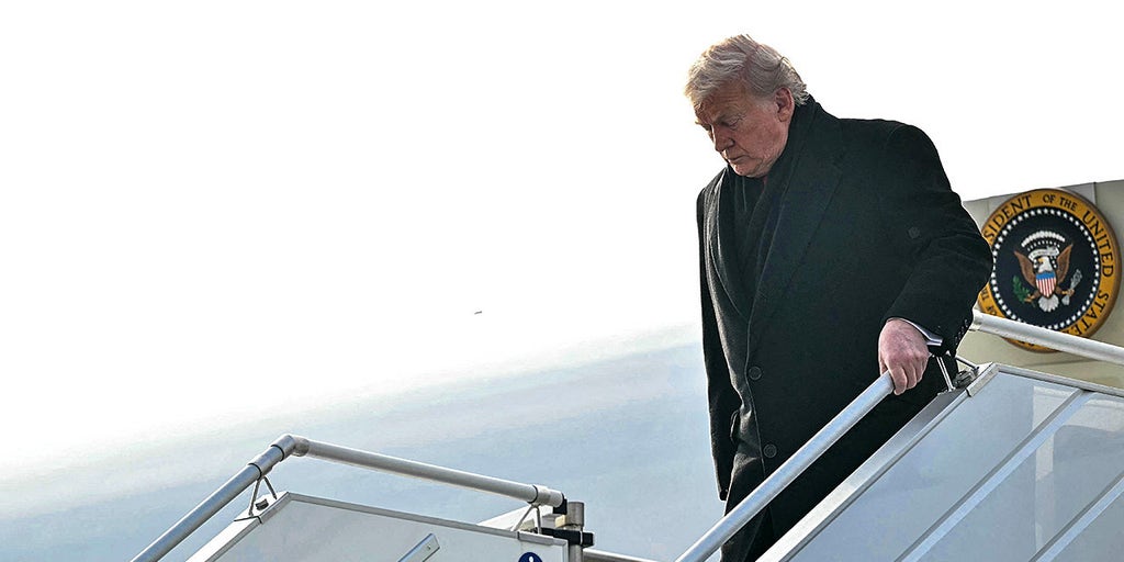 WATCH LIVE: President Trump lands in Davos for the World Economic Forum