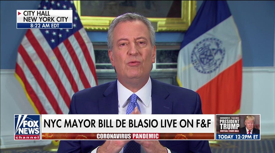 Mayor De Blasio calls for U.S. military to mobilize in New York City