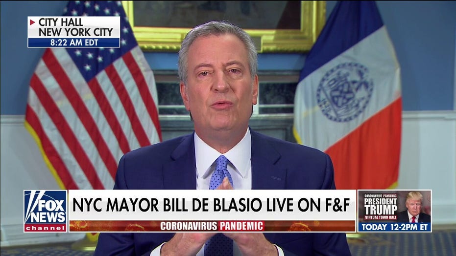 Mayor De Blasio Warns Nyc Hospitals Will Start To Go Broke From Coronavirus Without Help Fox News
