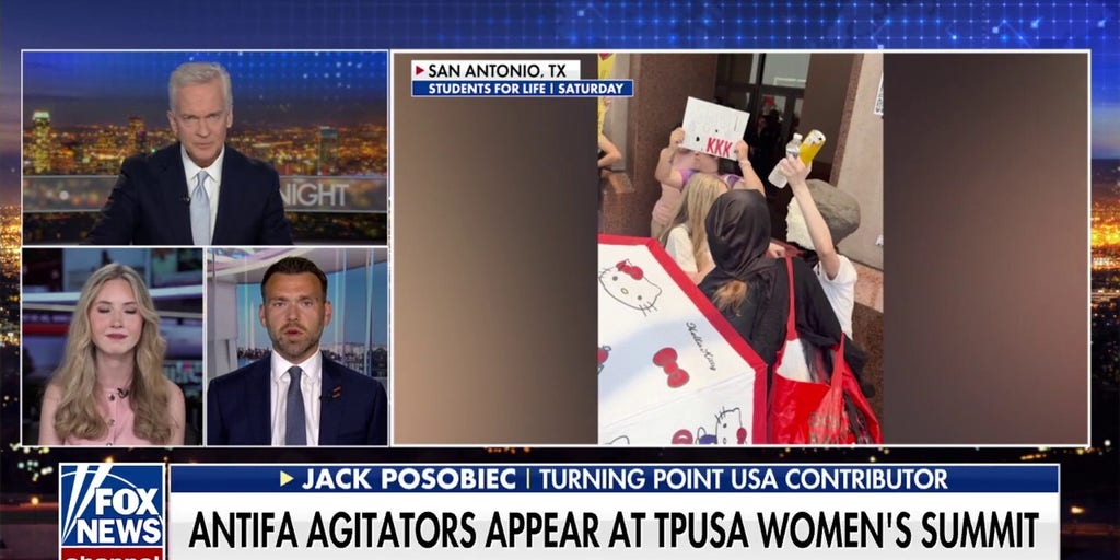 Pro-life activist confronts protestors in Texas