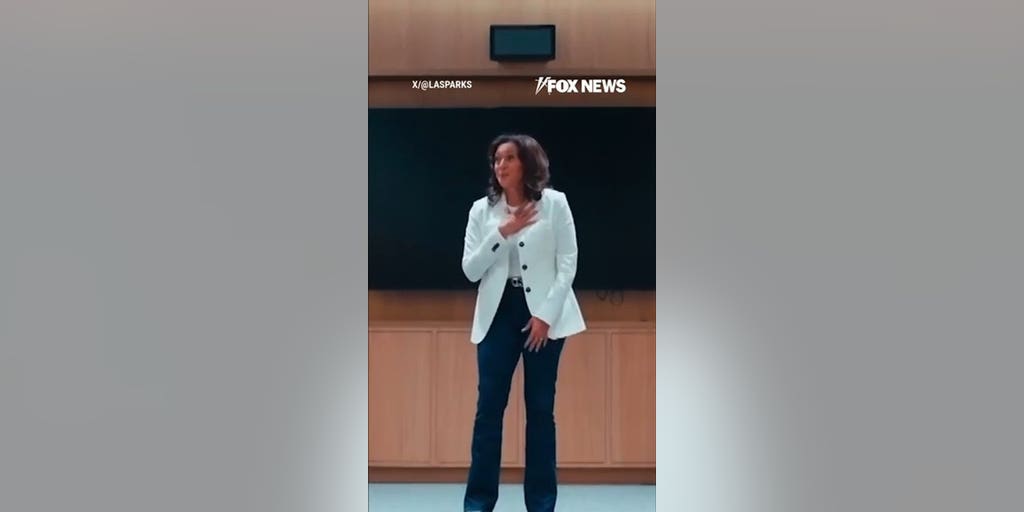 Kamala Harris bobbles WNBA pep talk