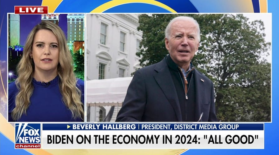 Beverly Hallberg calls out Biden for selling economic record as productive: 'Not matching reality'