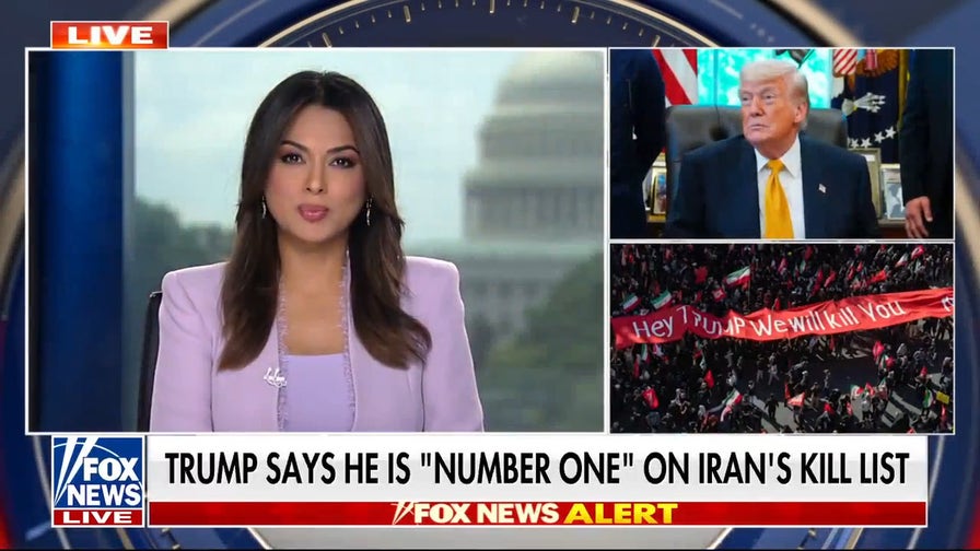 Iranians hold 'kill Trump' flags at Khamenei's funeral