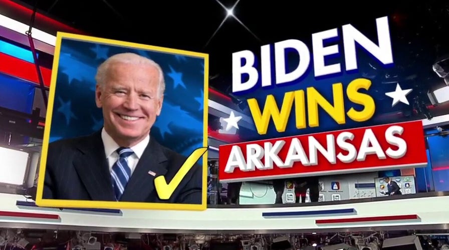 Fox News projects Joe Biden wins Arkansas