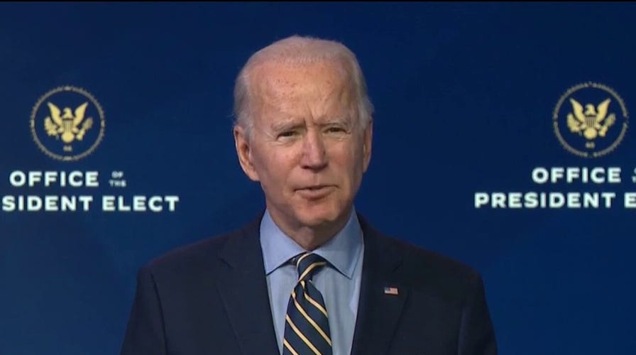 Biden claims transition team 'not getting the information we need' from outgoing administration
