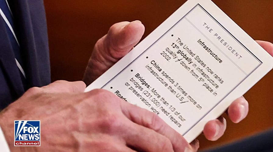 Biden's reliance on notecards during fundraisers concerns donors: Report