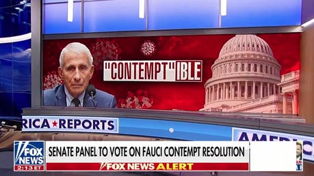 Senate panel to vote on resolution holding Dr Fauci in contempt
