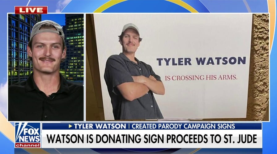 Baseball player's parody campaign signs go viral in Arizona