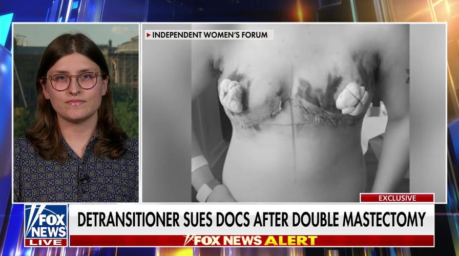 'Angle' exclusive: Detransitioner sues doctors after botched double mastectomy