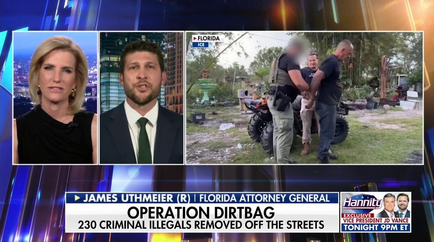 Florida AG on ICE’s ‘Operation Dirtbag’: These people don’t deserve to go to ‘Alligator Alcatraz’