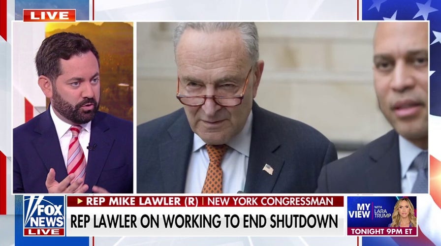 Rep. Mike Lawler addresses confrontation with Hakeem Jeffries: 'He lost control'
