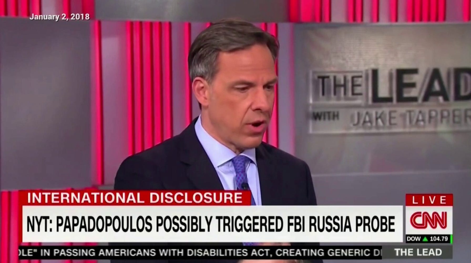 Jake Tapper's Russiagate Reversal: From Hoaxmonger to Durham Report Embracer