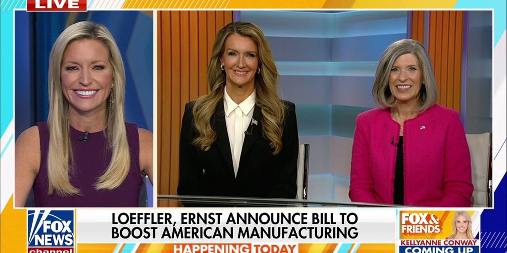 Kelly Loeffler, Sen. Ernst announce bill to boost American manufacturing: 'This is a big deal'