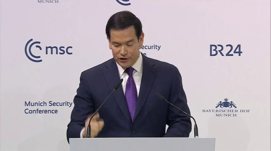 Rubio addresses Munich Security Conference saying US allies shouldn't beryllium  'shackled by guilt'