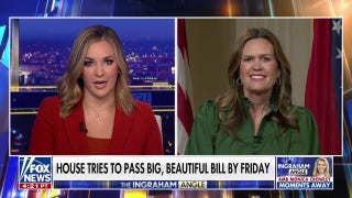 Dems ‘sobbing’ over ‘big, beautiful bill’, but Sarah Huckabee Sanders says Trump is ‘crushing it’