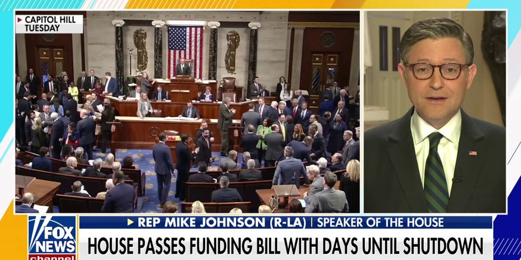 Speaker Johnson: 'Chuck Schumer has a big decision to make' with spending bill