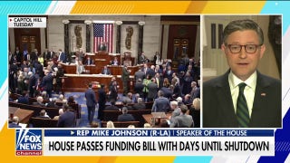 Speaker Johnson: 'Chuck Schumer has a big decision to make' with spending bill - Fox News