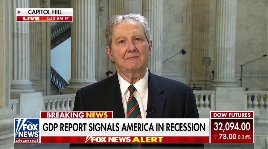 Sen. John Kennedy on GPD report: Bottom line, the economy sucks