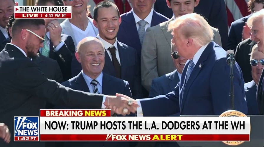 Trump praises Dodgers, highlights Miguel Rojas's game-tying home run
